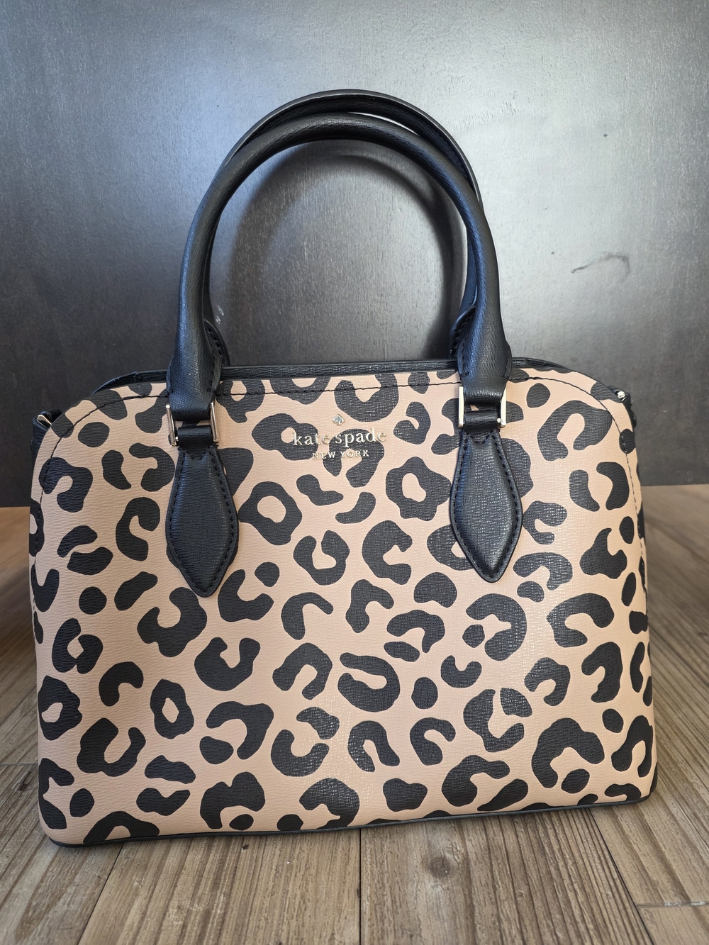 ♠️ Kate Spade Darcy Small Satchel Leopard Print